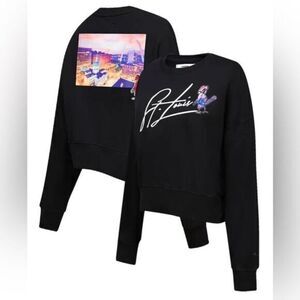 NWT Pro Standard Women’s Black Long Sleeve Crop Top St Louis Cardinals - Size L